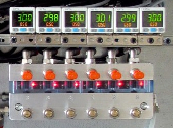 Miscelatore MVF-AX con sensori ottici e sensori di pressione digitali